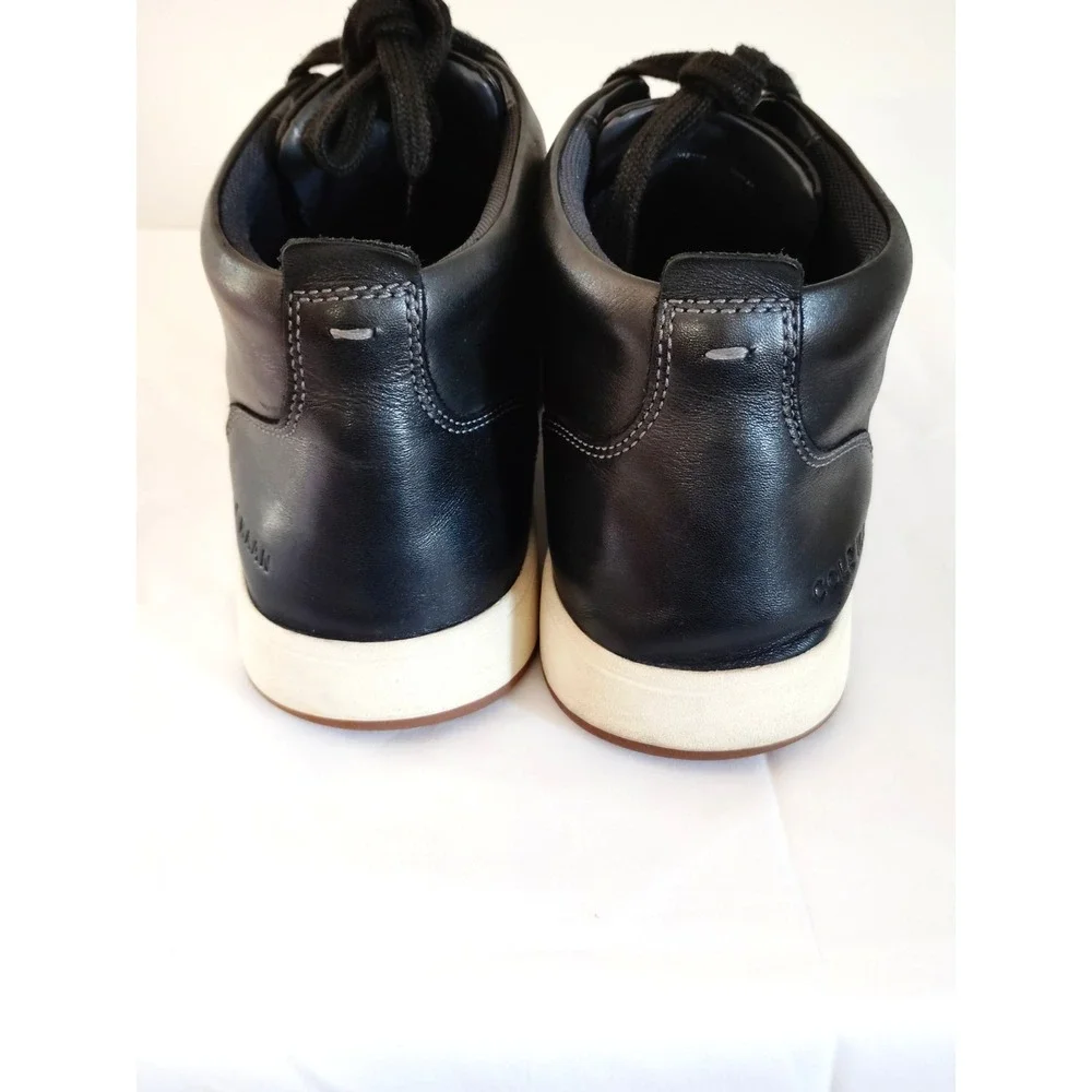 EUC Cole Haan Grand.360 Chukka Boots Black White Sole Men 10.5M Preppy Biker